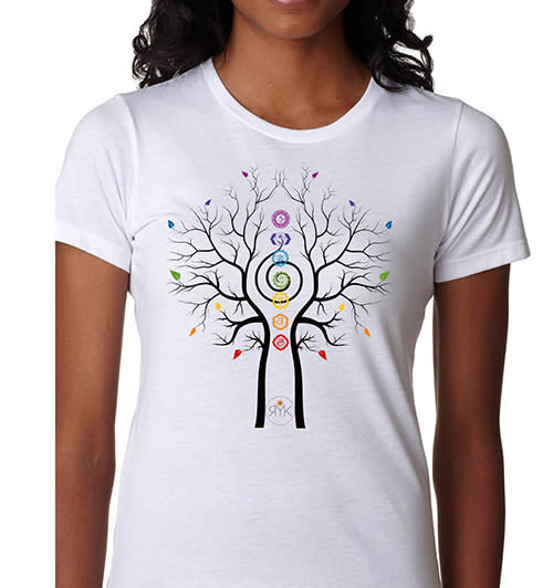  Womens Chakra Gifts for Yoga Reiki & Meditation - Seven 7  Chakras V-Neck T-Shirt : Clothing, Shoes & Jewelry